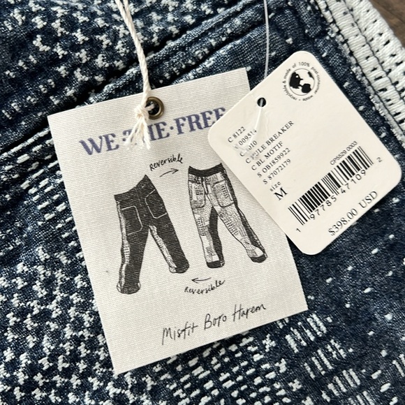 Free People We The Free Misfit Boro Harem Jeans - Picture 10 of 10